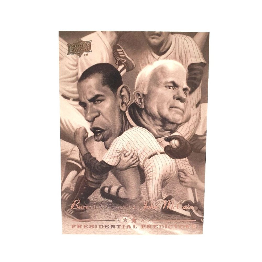 John McCain Barack Obama #PP-13 Rookie RC 2008 Upper Deck